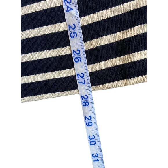 Mat de Misaine Breton Top Size M Blue Striped Sailor French Coastal Quiet Luxury - Picture 11 of 12